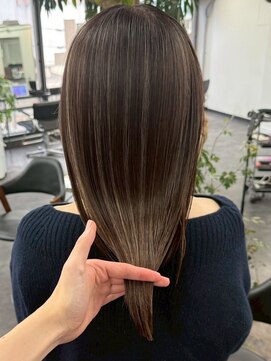 ジルブラン 京都(JIL BLAN) ハイライトバレイヤージュダブルカラーケアブリーチ20代30代