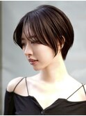 表参道白髪ぼかし髪質改善カラーウルフショートボブ40代50代60代