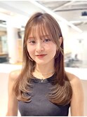 レイヤーカットミディアムレイヤー顔周りレイヤーロングレイヤー