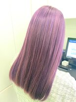 イーストハムヘッドショップ(EAST HAM head shop) 絹髪/髪質改善カラー/艶髪ストレート/美髪/艶髪/ピンクパープル