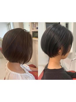 扱いやすく再現性の高いスタイルをご提案♪ショートスタイルの完成度は、お客様の理想のイメージを叶えます