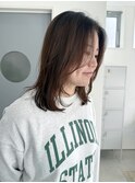 【the one.】ミディアムレイヤースタイル　-HIROMI】