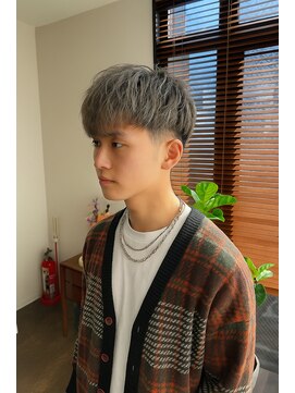 コポル(Copol) メンズハイトーンショート×アッシュグレージュ