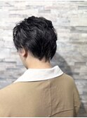 【クーポン付き】朝のセットが清潔感がある大人メンズパーマ