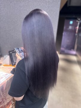 エン 栄店(enne) 大人ガーリー/ダークアッシュ/ミディアムレイヤーカット/栄