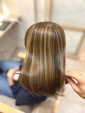 エクラートリュクス 津田沼(ECLART Luxe) お白髪ぼかしハイライト