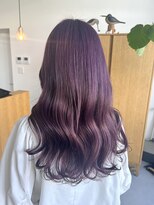 ソア 並木坂(Soa) 透明感ラベンダー/ブリーチありダブルカラー/sae