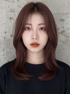 エイチ ウルフカット 大阪梅田(811) 50代ハンサムショートショートバレイヤージュクラゲヘアパーマ