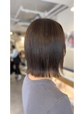 外ハネ オリーブベージュ