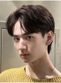 men's/メンズ/ダウンパーマ/黒染め/韓国/ブルーブラック/池袋