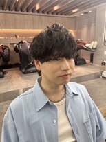 ロンドシエル 横浜(Lond ciel)&nbsp;men's/メンズ/フェザーパーマ/黒染め/韓国/顔周り/波巻き/横浜