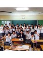 ワンフェイス(ONE FAITH) 地元の中学校に職業聞き取り授業で毎年一日先生してます☆