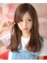 マーリャヘアー(mallia hair) ゆるふわアッシュグレージュセミロングby塚本あつし