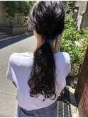 伸ばし中の方◎ロングパーマ【uiic stylist rira】