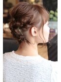 無造作にかわいい！くるりんぱヘアアレンジ【静岡/髪質改善】