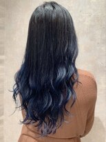 ヘアー ブランコ(hair Blanco) グラデーションカラー♪ブルーブラック