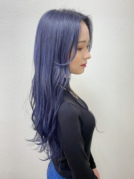 エイル 江坂(Eir) ブリーチで創るブルーベリーカラー　担当りょん　【江坂】