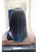 インナーカラーブルー