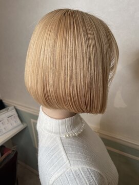 ヘアーサロン リアン 熊谷2号店(hair salon Rien) マロンベージュ/Aライン/かきあげ[埼玉/熊谷駅]