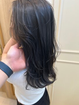 ヴィーヴォ 天六店(VIVO) 【VIVO】神田康之大人可愛い暗髪カラーダークグレー20代30代40代