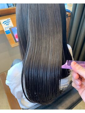 カノエ 宇部小串店(canoe) 艶髪/暗色カラー/髪質改善縮毛矯正/髪質改善/韓国風/韓国ヘア