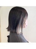 《kitin吉祥寺》ホワイトインナーカラー　ボブ