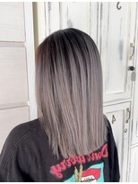 クラン ヘアーアンドスタジオ(CLAN hair & studio)&nbsp;#バレイヤージュ#グレーカラー#海外風