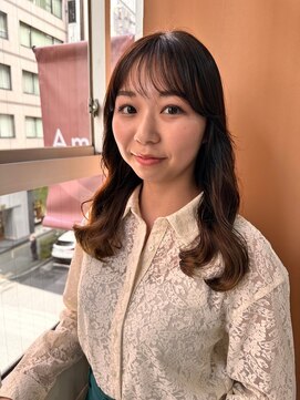 アミー 銀座(Ammy) #コテ巻き風パーマ #パーマロング#韓国風パーマ#デジタルパーマ