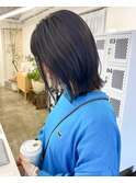 【kiji】さりげなく魅せるハイライト×暗髪アッシュ #久屋大通