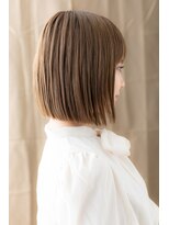 モッズヘア 越谷(mod's hair) シルキーベージュ前下がり切りっぱなしボブZ越谷20代30代40代