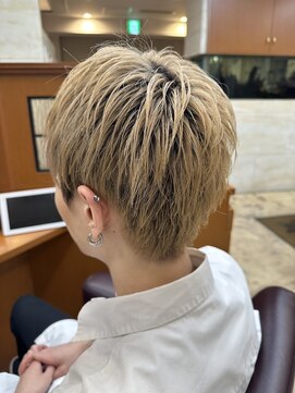 ピュア ポイント 和光店(PURE POINT) スパイキーショート/ハイトーン/ブリーチ