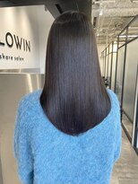 サロウィン 池袋(SALOWIN) ブリーチなし透明感グレージュ × 美髪縮毛矯正 #083