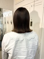 エスク オブ ヘアー(SQ of hair) 韓国風style 切りっぱなしミディアム