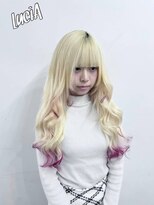 ルシア 京都四条河原町烏丸(LuciA) 【レミー100%/54cm】シールエクステ×裾カラー