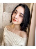 イヤリングカラー 縮毛矯正 韓国風 ダブルカラー 髪質改善_4318