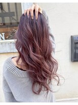 サーティーン(THIRTEEN)&nbsp;春カラー♪たっぷりハイライト×くすみピンク《20代》