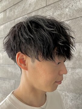ニアウ 伊勢崎連取店(Niau) メンズマッシュツイストスパイラルパーマメンズパーマ
