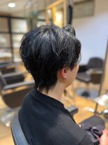 ミナモ(MINAMO)&nbsp;アッシュブラック/ショートウルフ/ダークカラー/20代30代40代