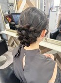 【ヘアセット】 清楚感まとめシニヨンアレンジ 茅ヶ崎ヘアセット
