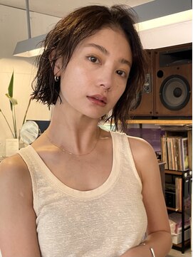 トリコ 柏(tricot) 大人ボブ/くせ毛パーマ/ニュアンスパーマ/切りっぱなしボブ