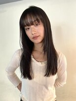 ノラジャーニー(NORA Journey) 【あきら】セミロング顔まわりレイヤー髪質改善ストレート