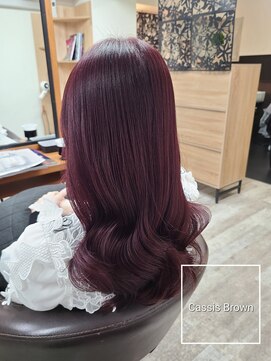 アンクラウド(an cloud) カシスブラウン/ピンクブラウン/ブリーチなしカラー