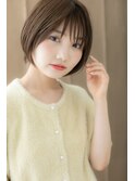 メルティカラー前下がりマッシュショートボブ313X戸頭20代30代
