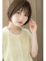 カバーヘア イヴ 戸頭店(COVER HAIR EVE)&nbsp;メルティカラー前下がりマッシュショートボブ313X戸頭20代30代