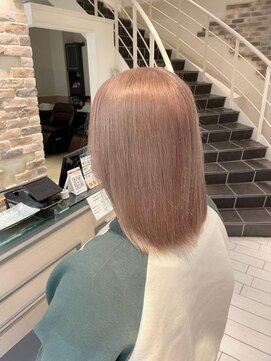 ブリッジ バイ ネオリーブ 綱島店(bridge by neolive) 日吉/綱島　ホワイトグレージュミニウルフデジタルパーマ