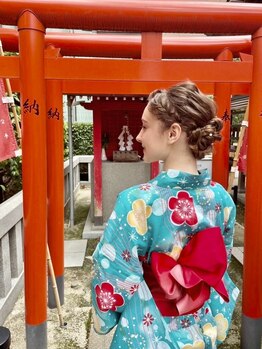 ビューティサロン東京堂の写真/【中洲川端駅から徒歩1分】着付け・ヘアセットはもちろん,トータルでお任せ★あなたの大切な一日を華やかに