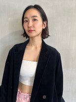 ラトリエ(L'Atelier)&nbsp;ニュアンスボブ／切りっぱなしボブ／ボブパーマ