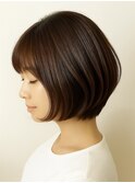 市川ショートヘアショートボブショートカット白髪染めハイライト
