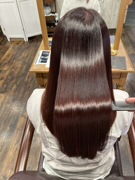 アイリーファンビリ(irie fambilly) ルビーレッド☆richメテオカラー＋酢酸矯正