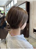 丸み×ひし形で小顔見せ◎ショート